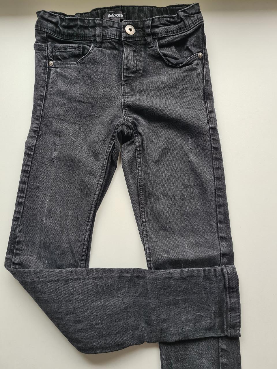 Grijze skinny spijkerbroek van NoExcuse  Mt 134-140