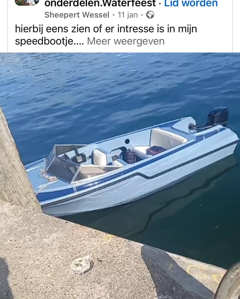 Speedbootje compleet