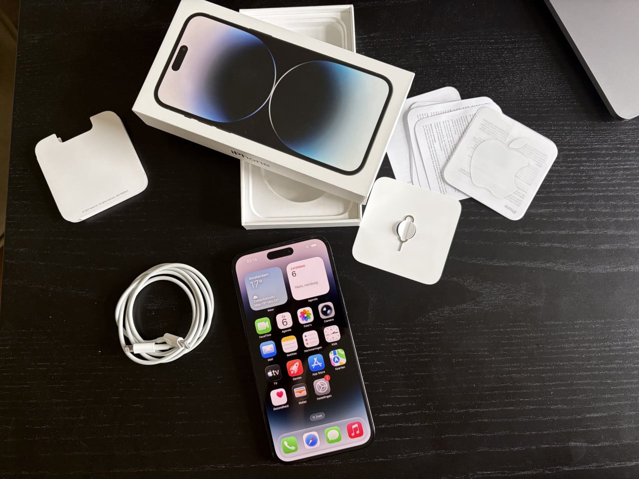 Apple iPhone 14 Pro Max, 128GB opslag Zwart