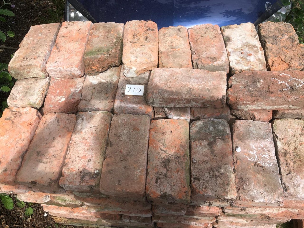 Ruim 12 M2 oude Kloostermoppen 30 x 14 x 7 cm