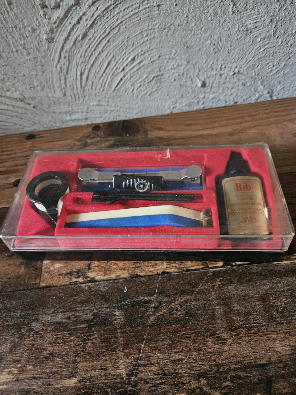 Zgan Vintage Bib Tape Head Cleaner & Splicer Set