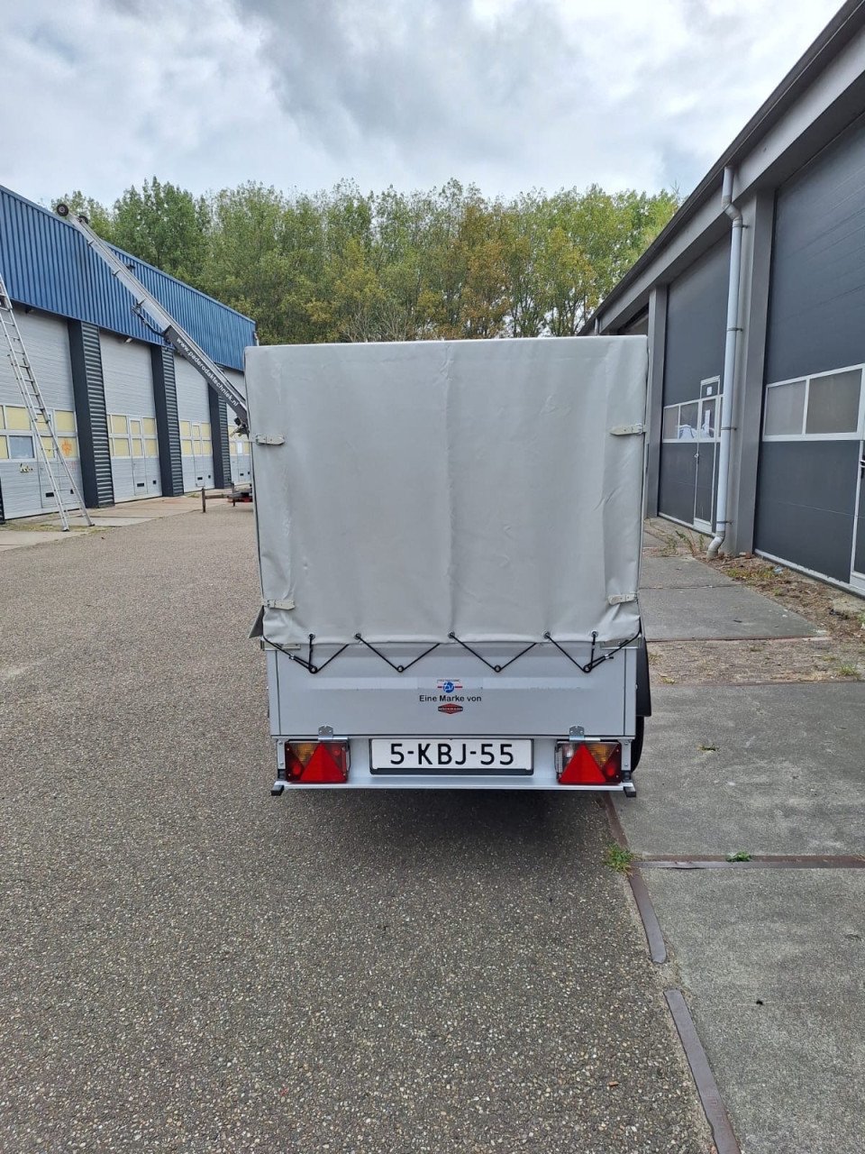 Aanhangwagen met huif nieuw!!!!