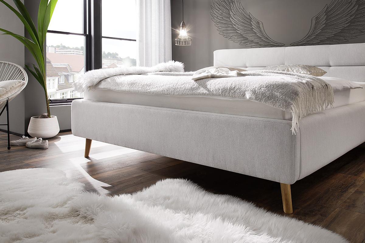 Tweepersoons modern bed Claudia met 2 bodems en opbergruimte