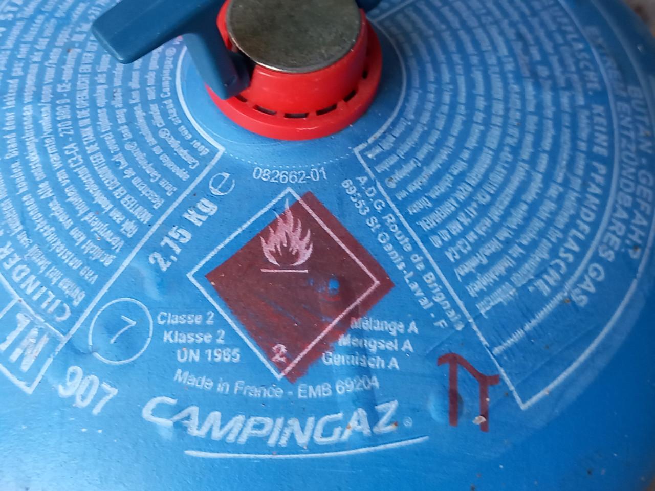 Camping Gaz fles 907 (2,75 kg) - nog verzegeld -