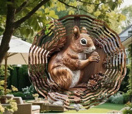 3D eekhoorn - windspinner