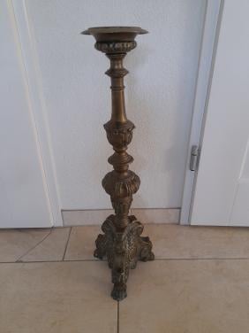 Kaarsen standaard uit jaren 20 (in goede staat ) 60 cm hoog!