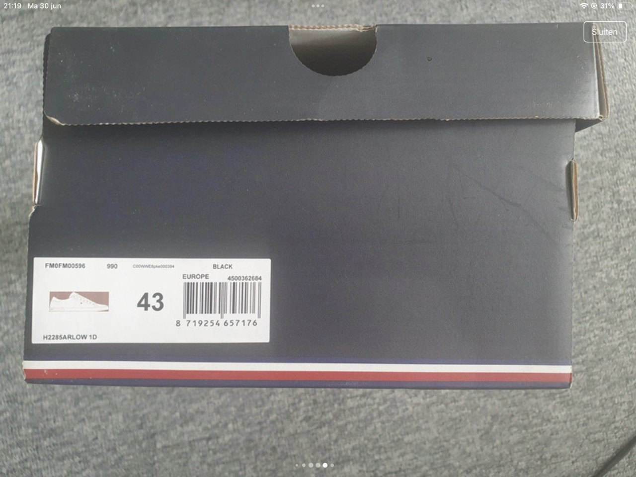 Nieuwe Tommy Hilfiger schoenen