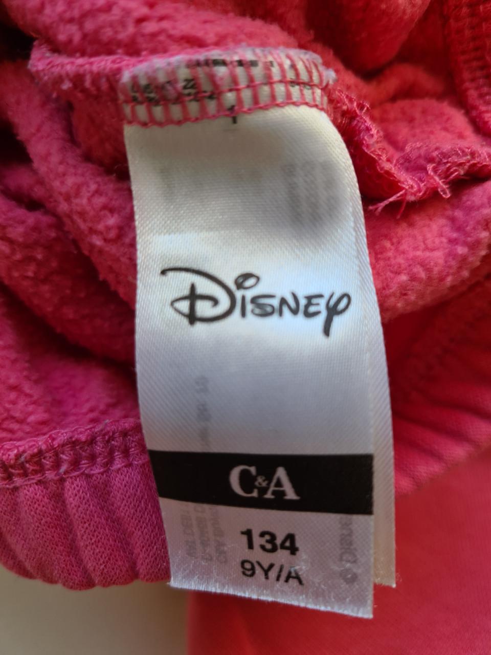 Fuchsia roze Minnie Mouse Disney hoodie sweater Maat 134