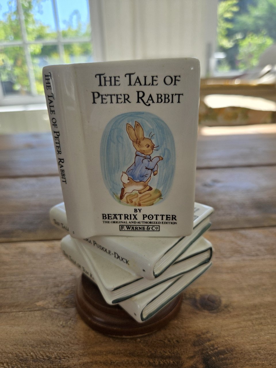 Sleutelhanger met portretboekje Peter Rabbit van Beatrix Potter