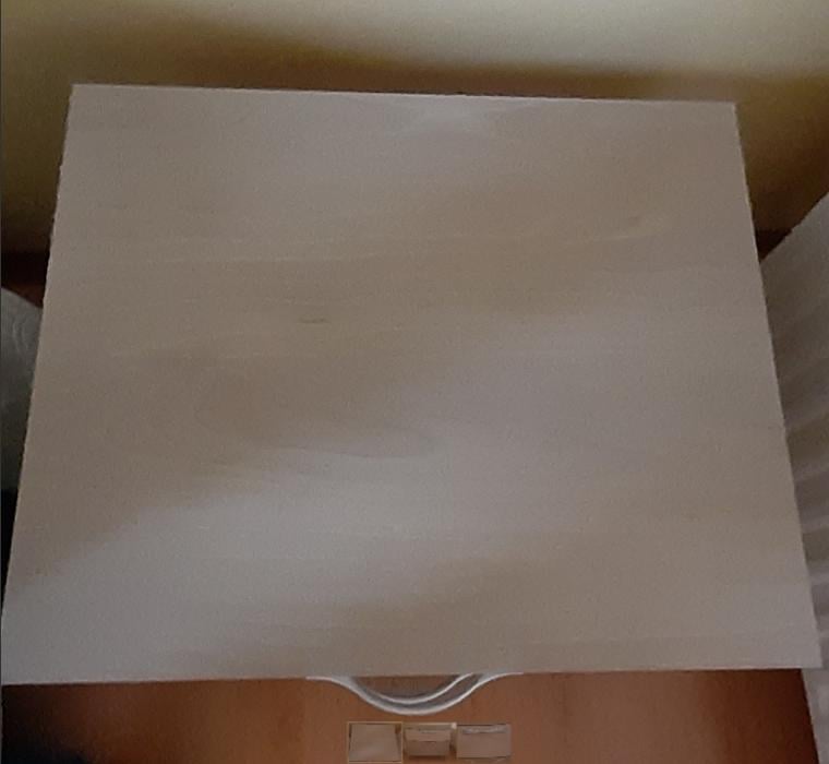 Slaapkamer ledikant, lattenbodem, lade, nachtkastje, kast 2-deurs, 2 x kast