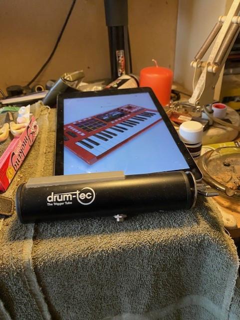 ROLAND TM-2 Trigger Module + Drum-Tec Trigger Tube