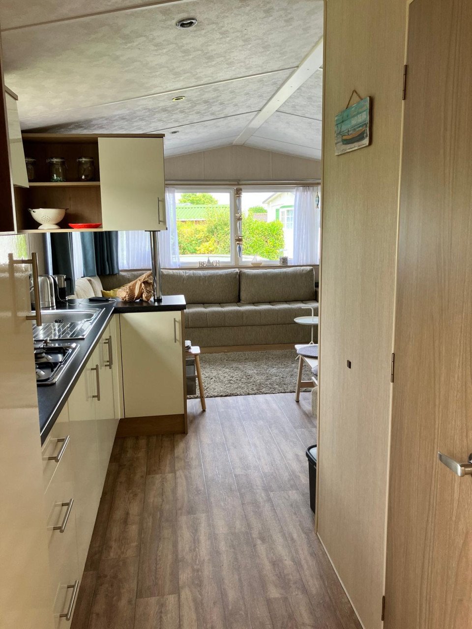 Te huur caravan direct aan zee en natuurgebied  "Het Zwin"