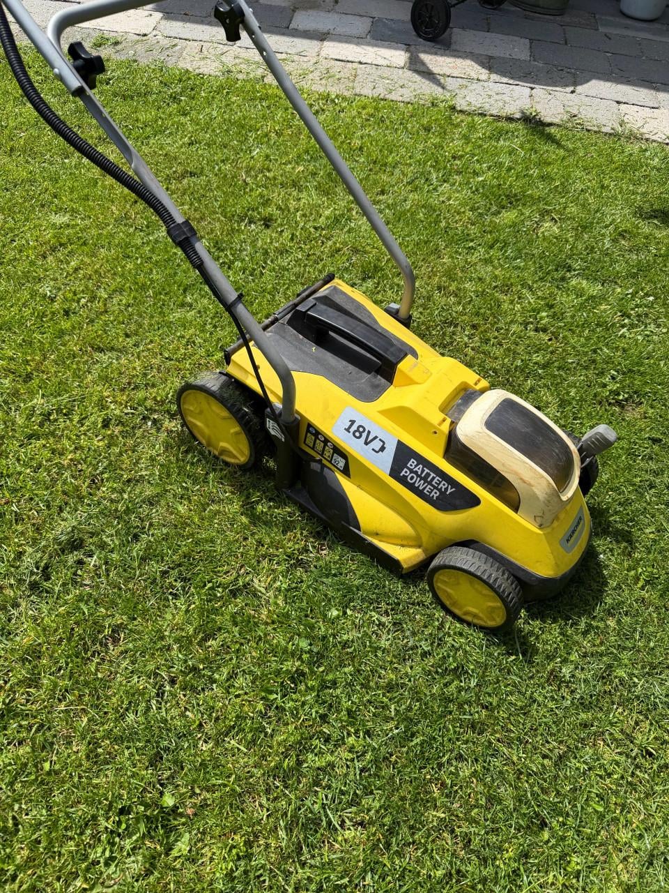 Kaercher 18 volt grasmaaier met grote batterij