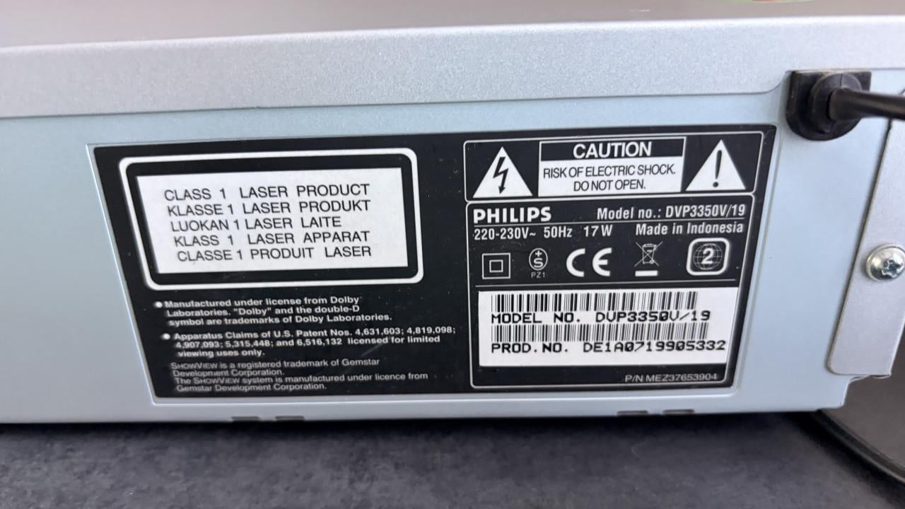 Philips DVD/VHS combispeler