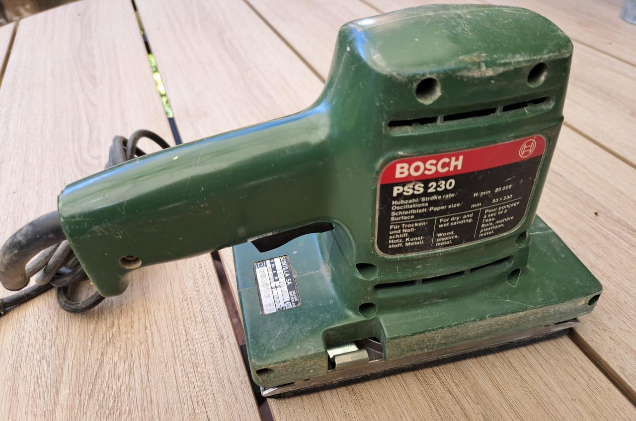 BOSCH PSS230 VLAKSCHUURMACHINE