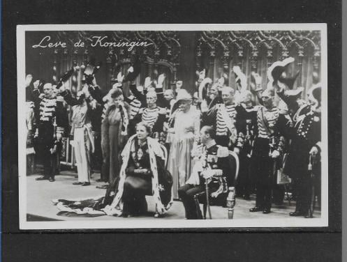 Ansichtkaart   A 401  Koningin Juliana Amsterdam 6 sept 1948