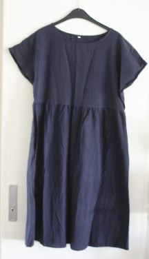 Donkerblauwe jurk maat L