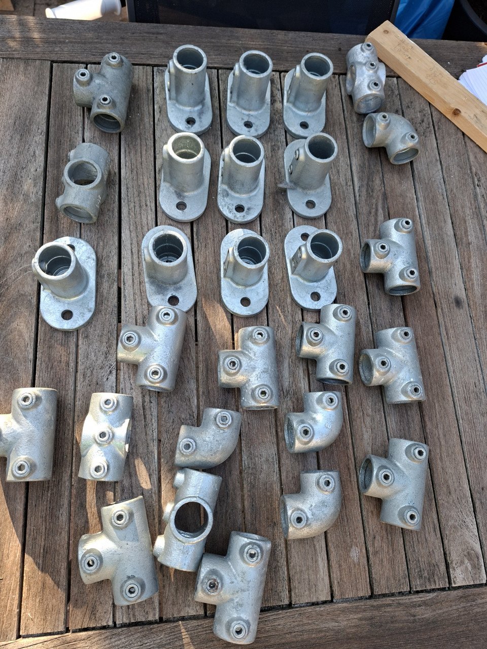 Steigermateriaal buizen 40mm en koppelstukken