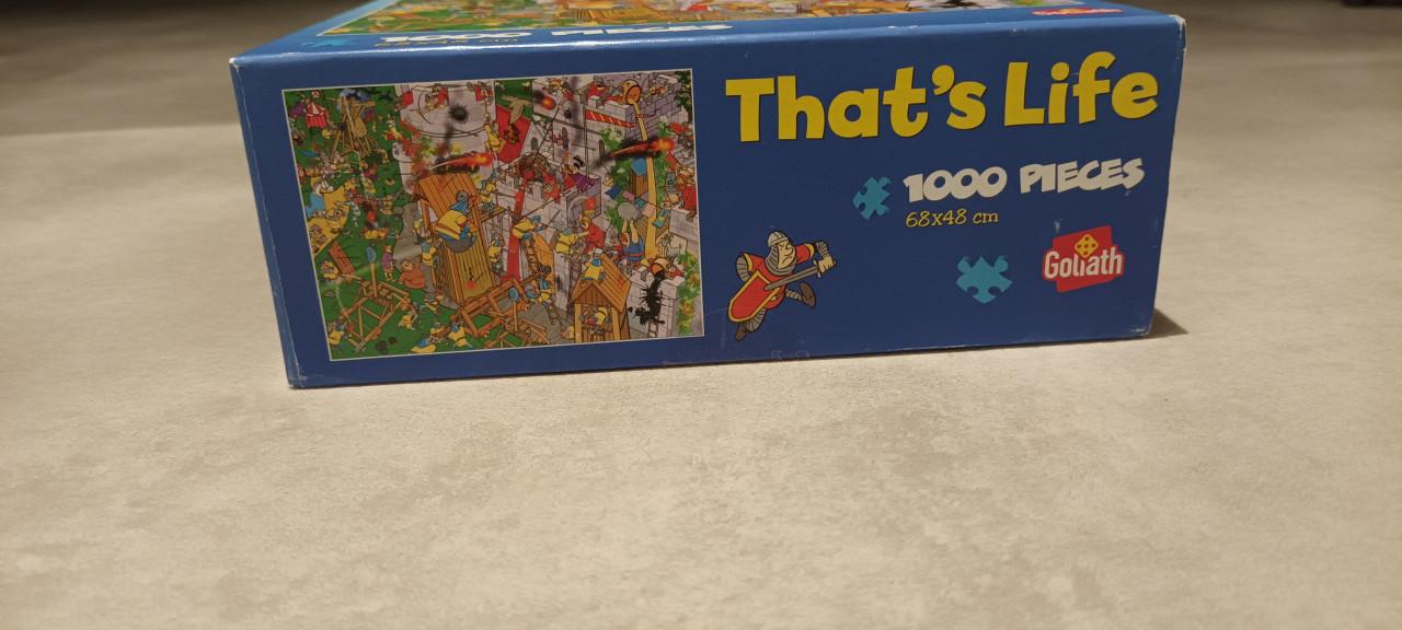 That's life puzzel 68x48 cm belegering kasteel