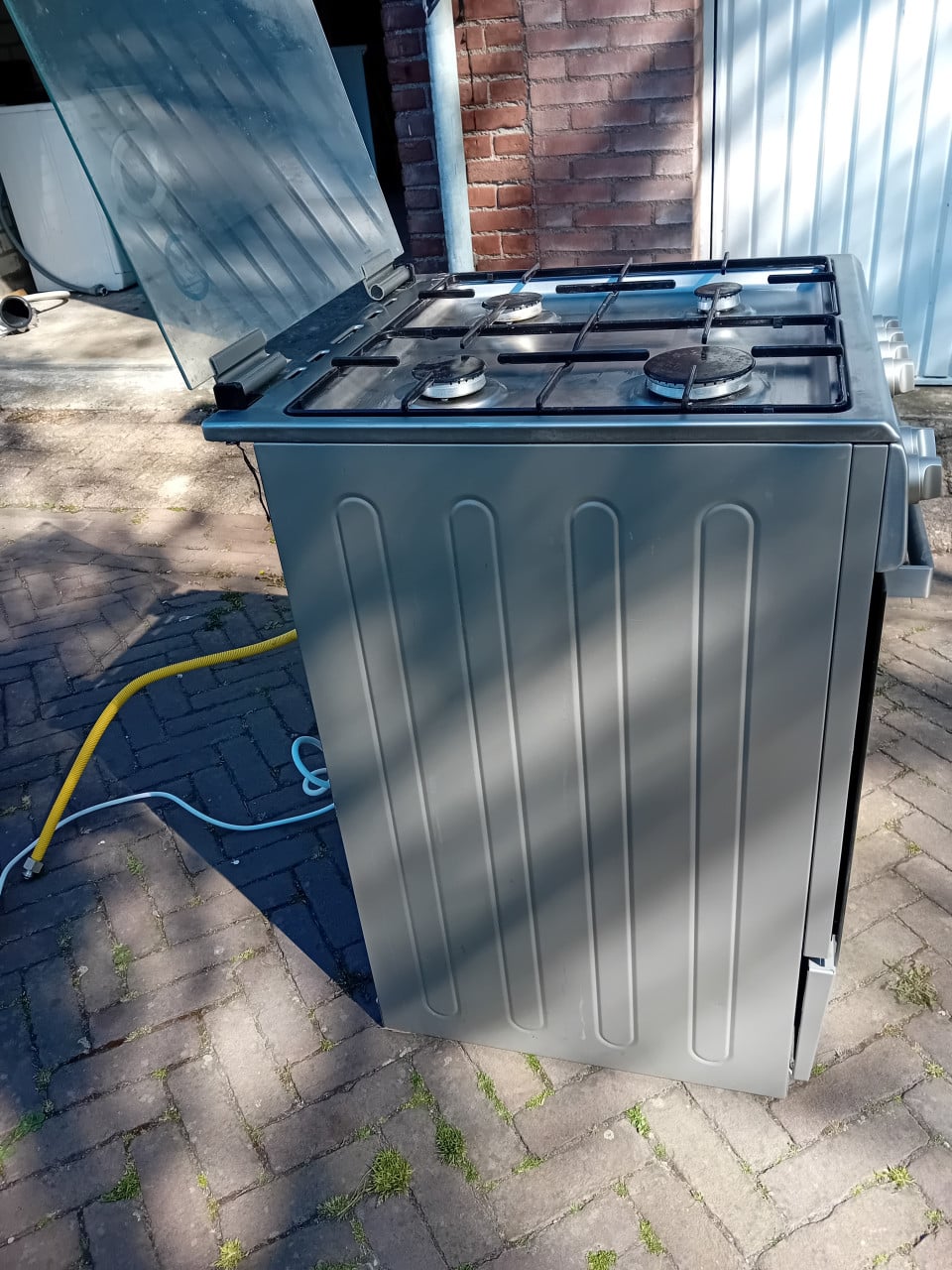 Gasfornuis met elektrische oven