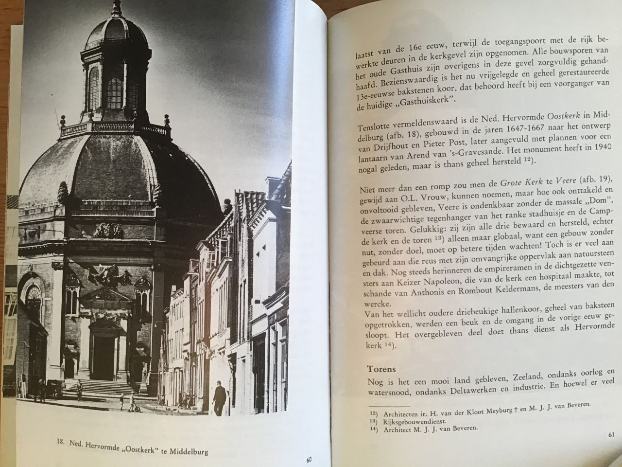 Langs Zeeuwse monumenten - 1971 - veel foto’s - boek