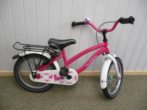 Gebruikte Corvino meisjesfiets 16" Remnaaf 1 versnelling
