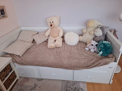 Zgan witte bedbank