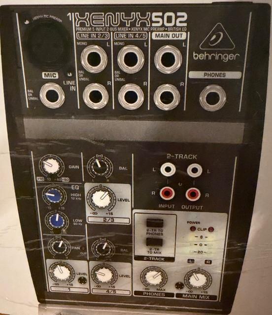 Kleine studio mixer XENYX 502