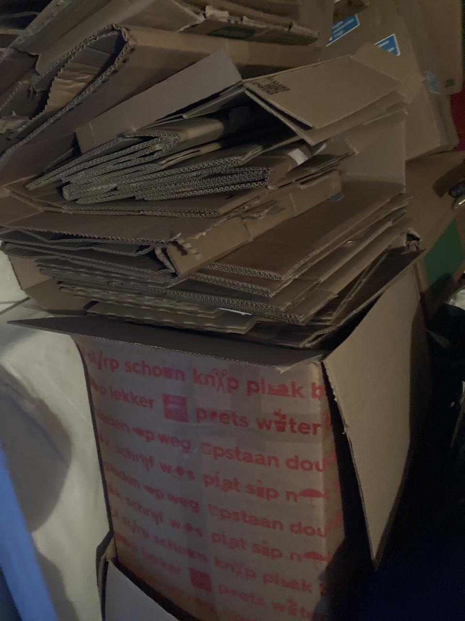 Karton voor oudpapier