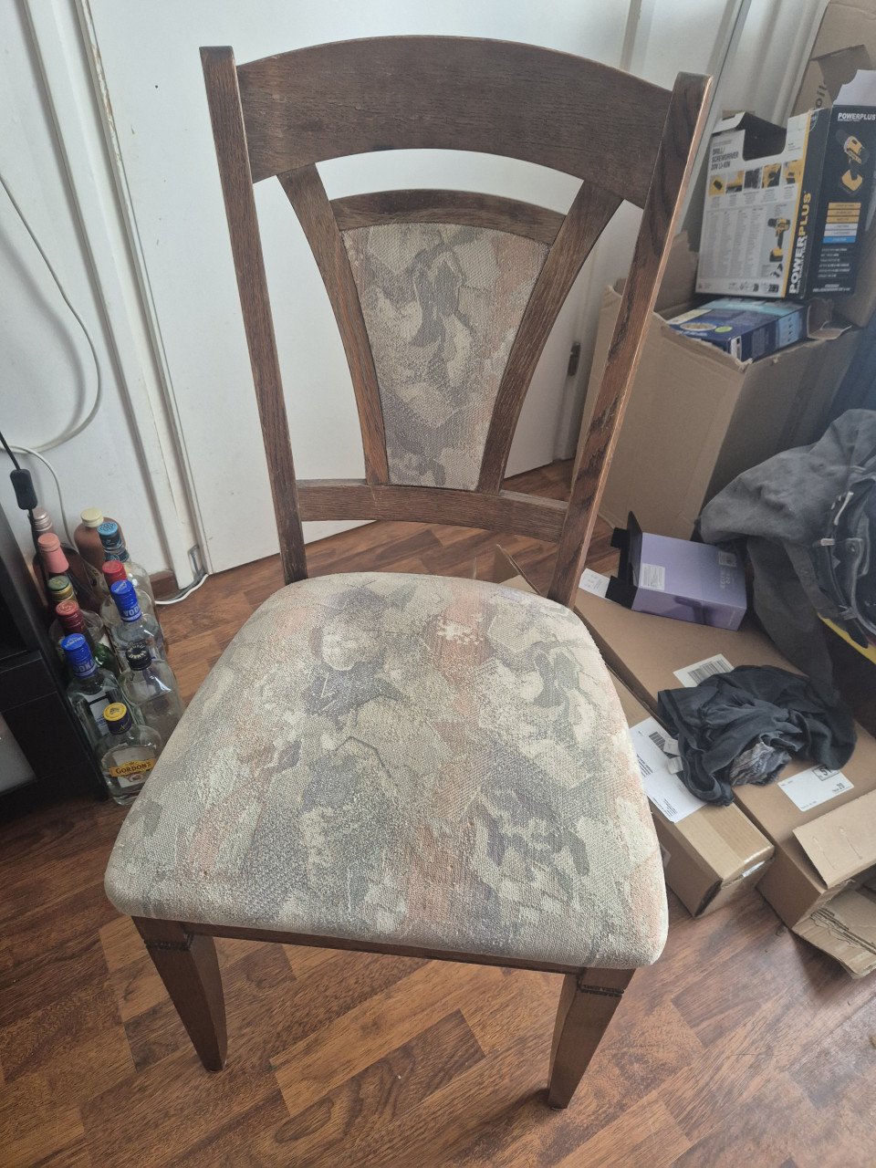 4 x vintage stoelen