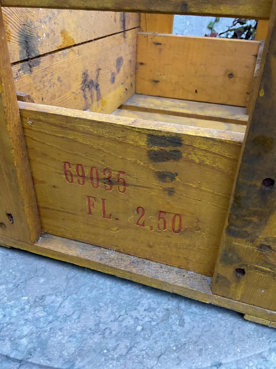 Bavaria bier houten krat