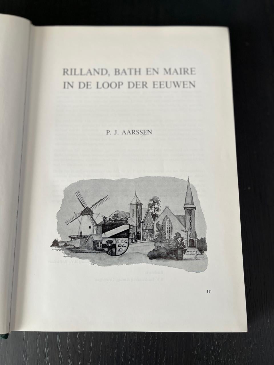 Boek Zeeland: Rilland, Bath en Maire in de loop der eeuwen.