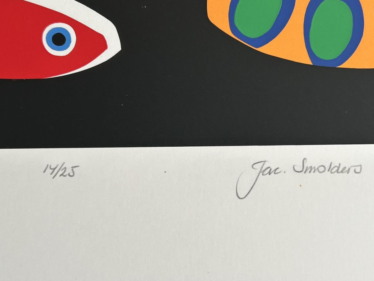 Zeefdruk Jac, Smolders 8 van 25 "Beest boven beest"