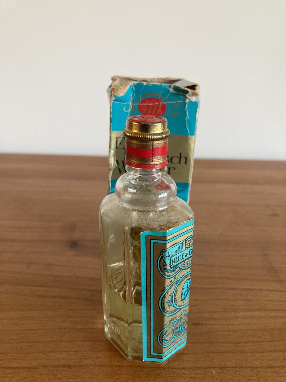 Glazen parfumfles, nr. 4711 eau de cologne