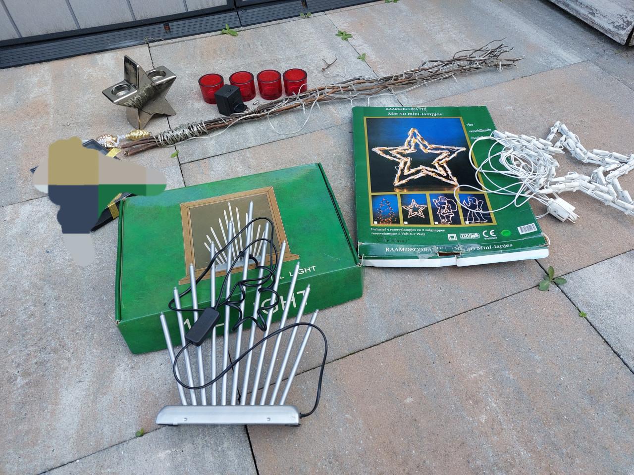 Kerst sterren en lampen etc
