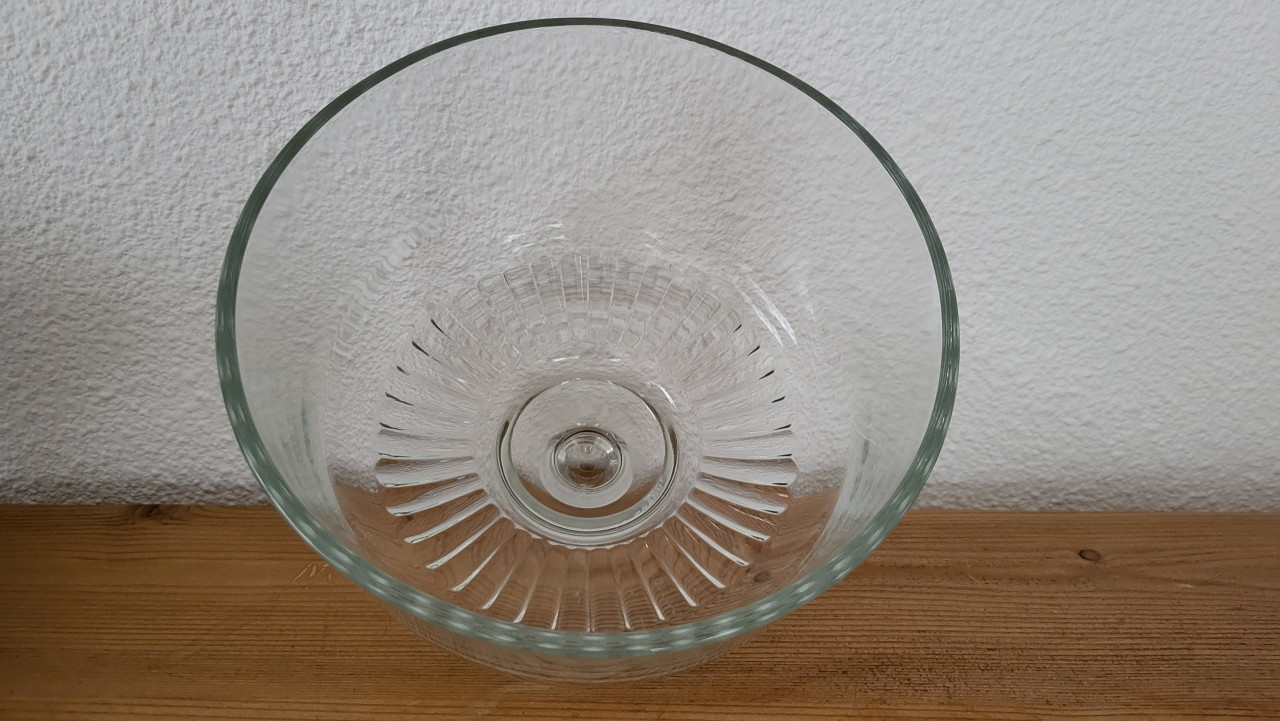 Vintage Arcoroc France stolp met onderbord
