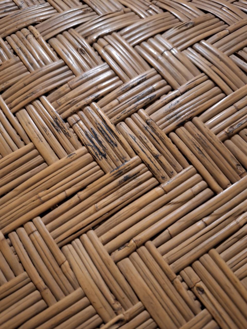 Vintage rotan koffer