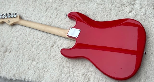 Squier stratocaster als nieuw!