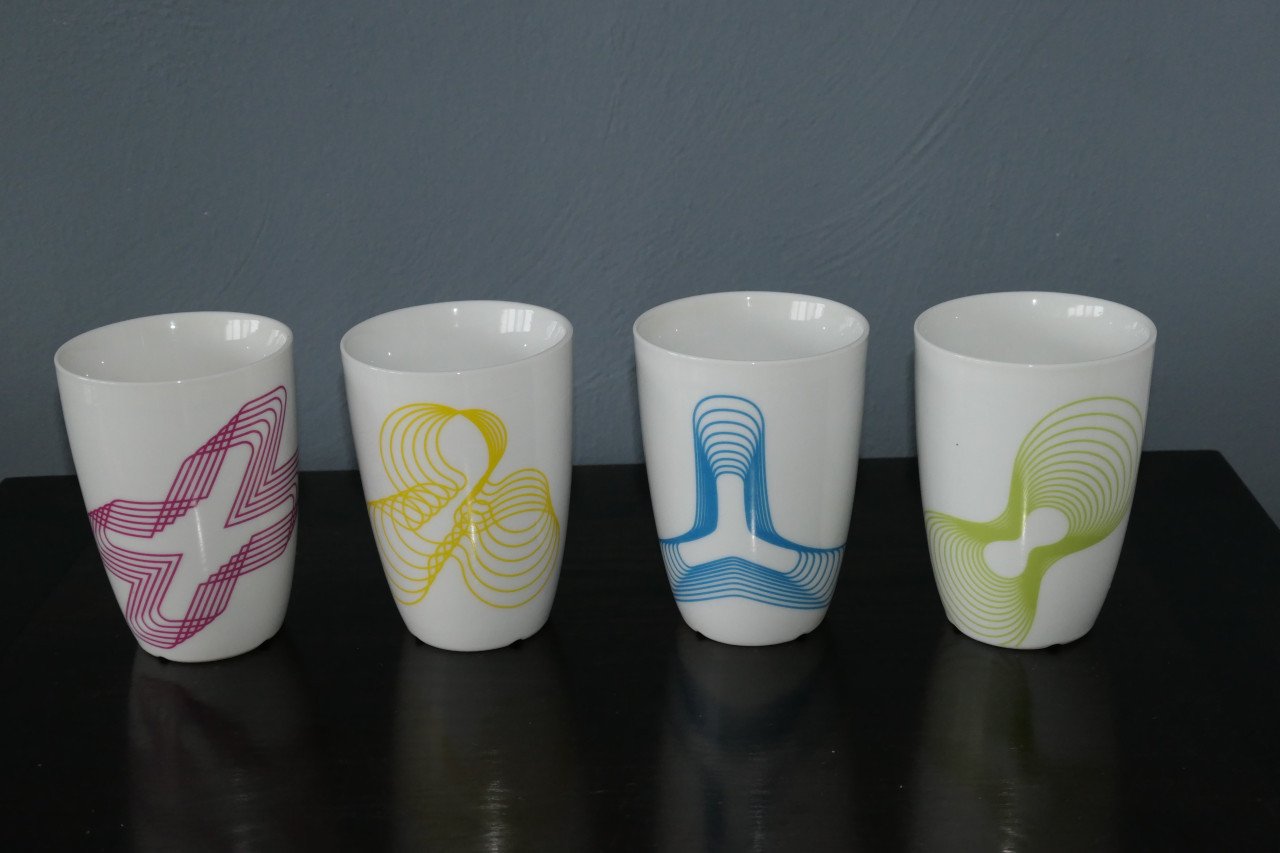 Design bekers dubbelwandig