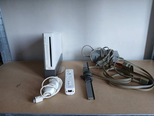 Nintendo wii met controllers