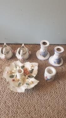 Porseleinen kandelaars