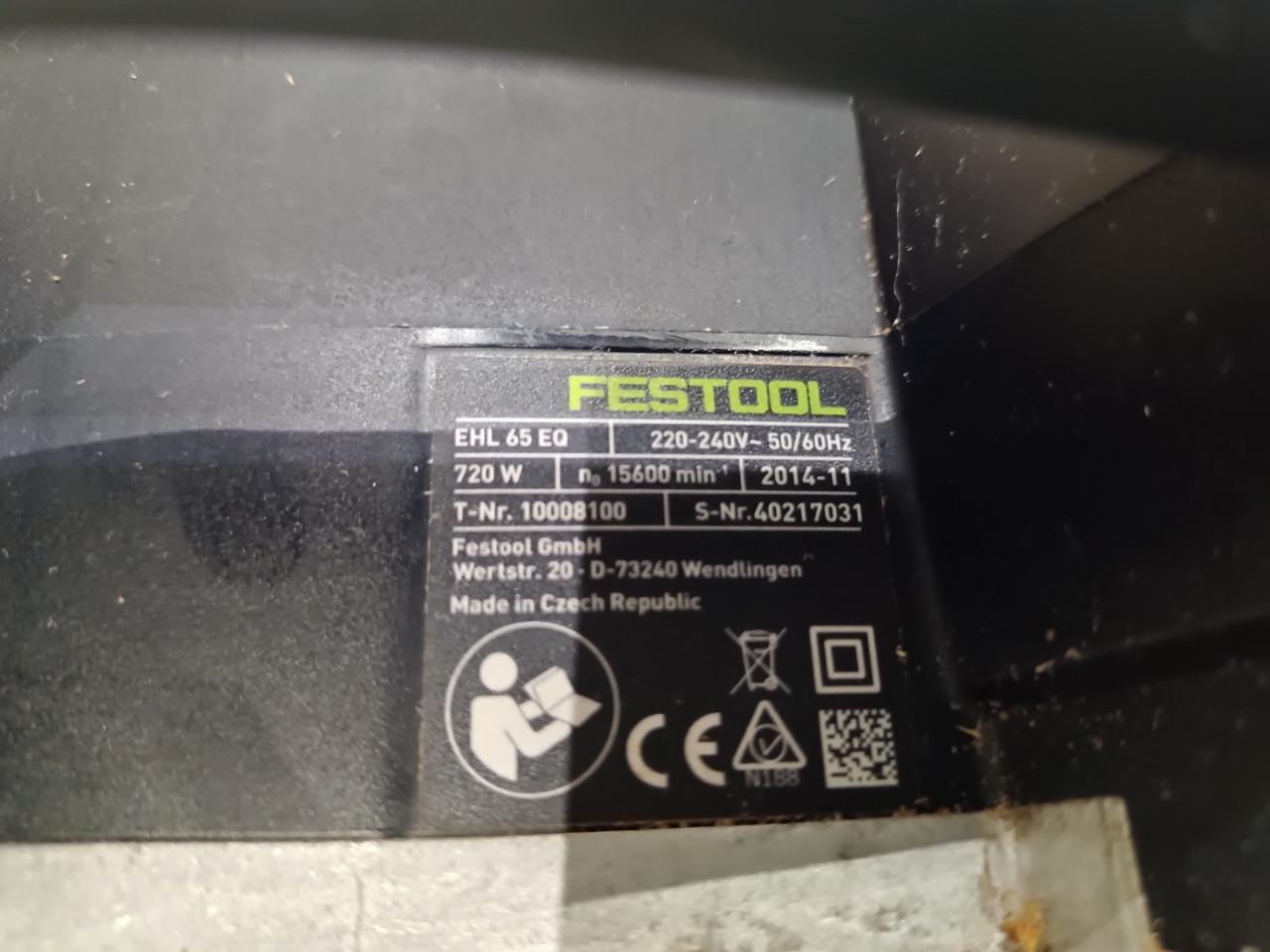 Festool ehl 65 schaafmachine