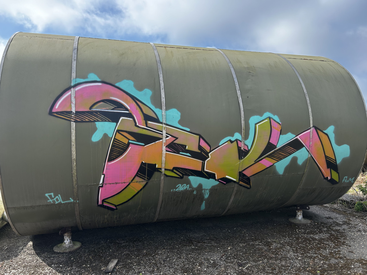 Watertank water buffer regenton