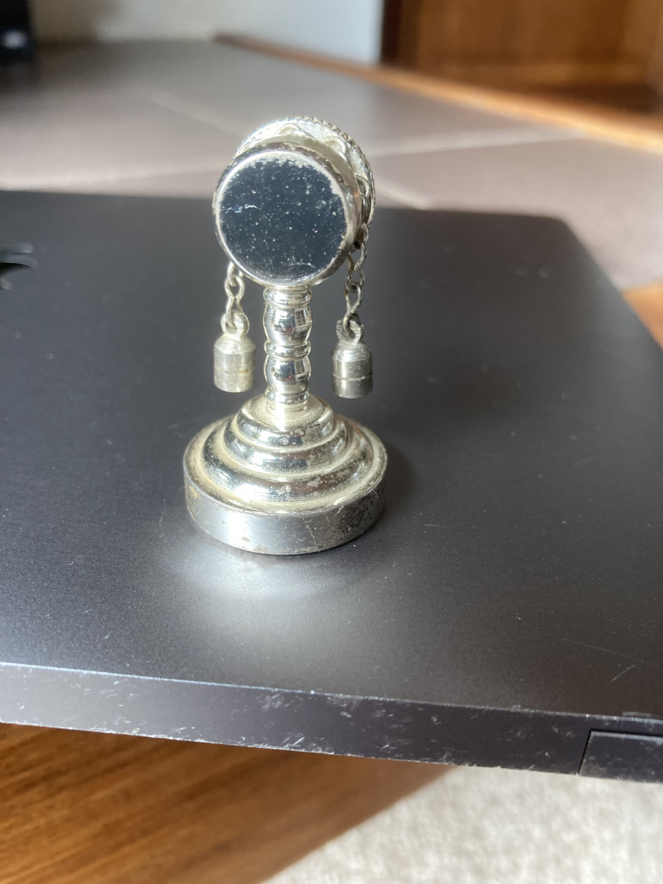 Vintage Miniatuur staande klok poppenhuis