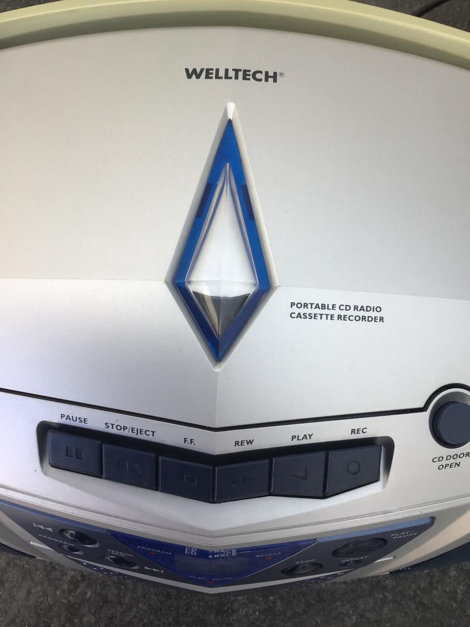 Draagbare radio cd cassette speler