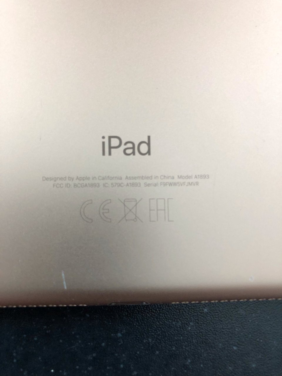 TK iPad 6e generatie.