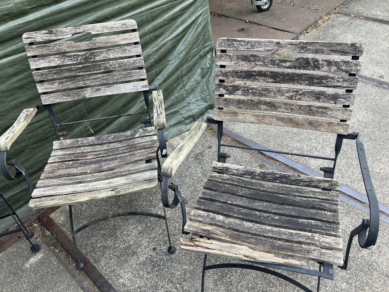 5 vintage stoelen (opknappers)