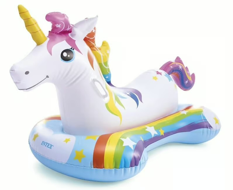 Opblaas unicorn groot