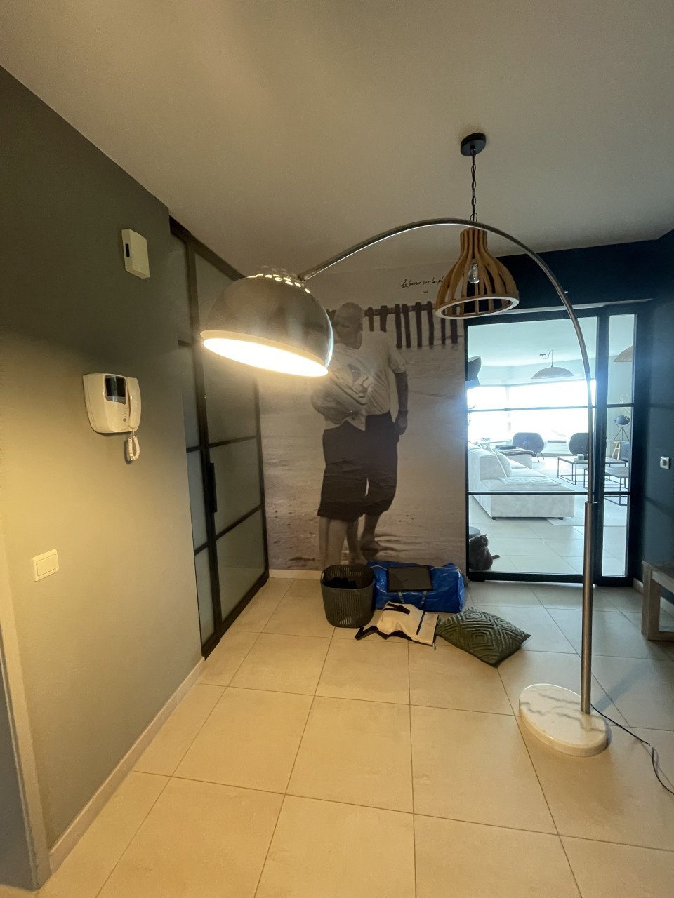 Mooie staande lamp