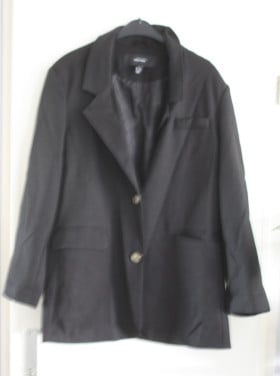 Zwarte blazer maat m